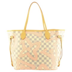 Louis Vuitton Limited Edition Damier Tahitienne Neverfull MM NM Tote  36lk427s