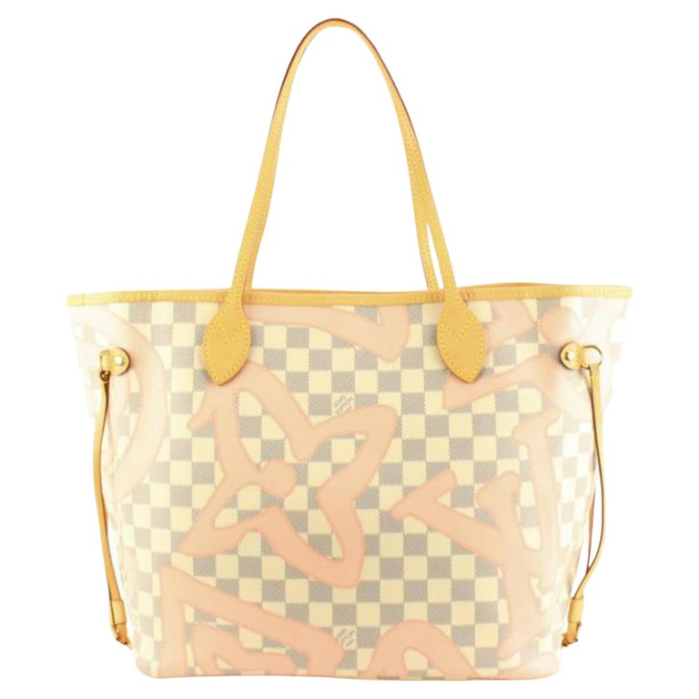 Louis Vuitton Limited Edition Damier Tahitienne Neverfull MM NM Tote  36lk427s For Sale