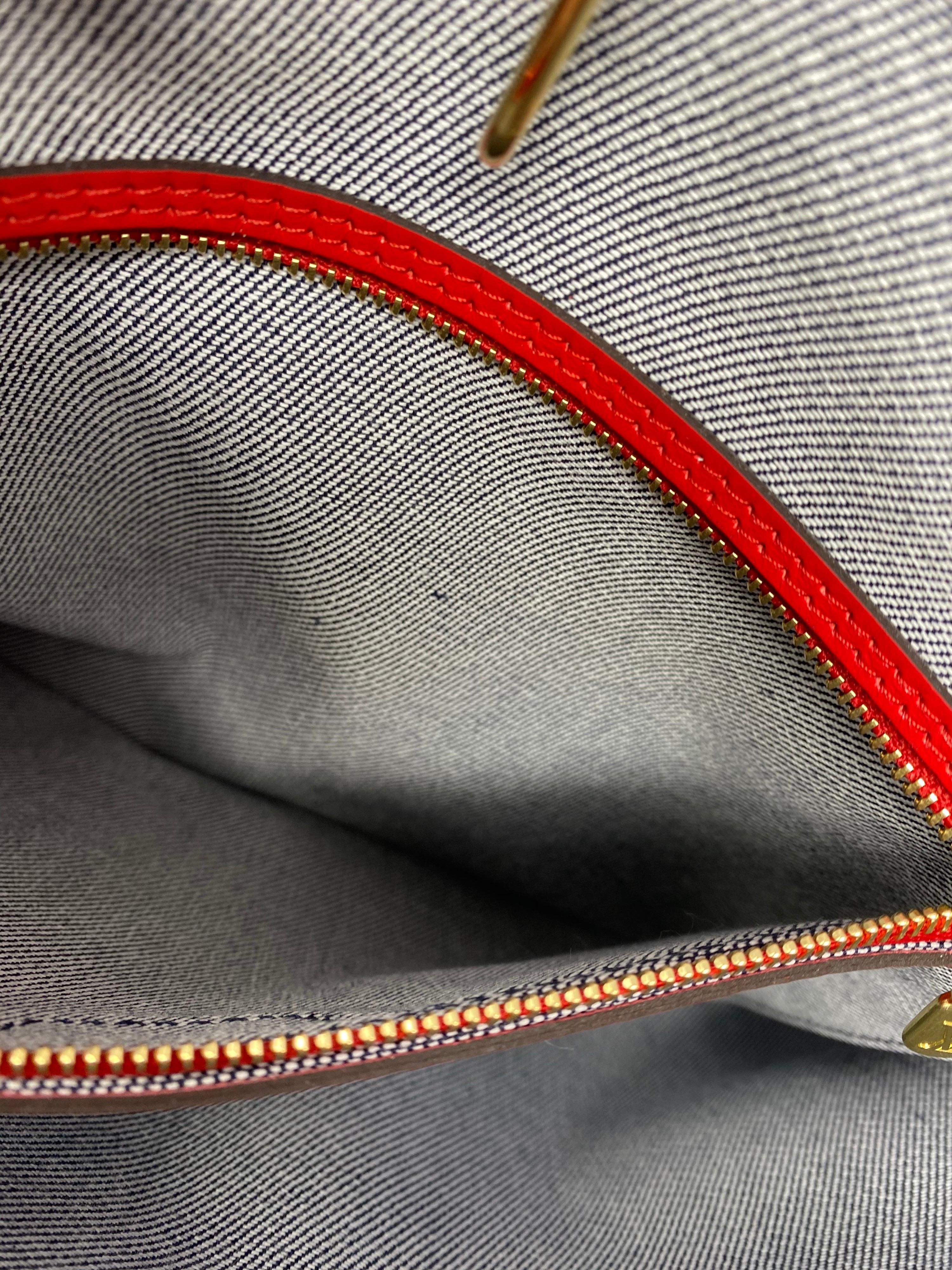 Louis Vuitton Limited Edition Denim Neverfull MM 8