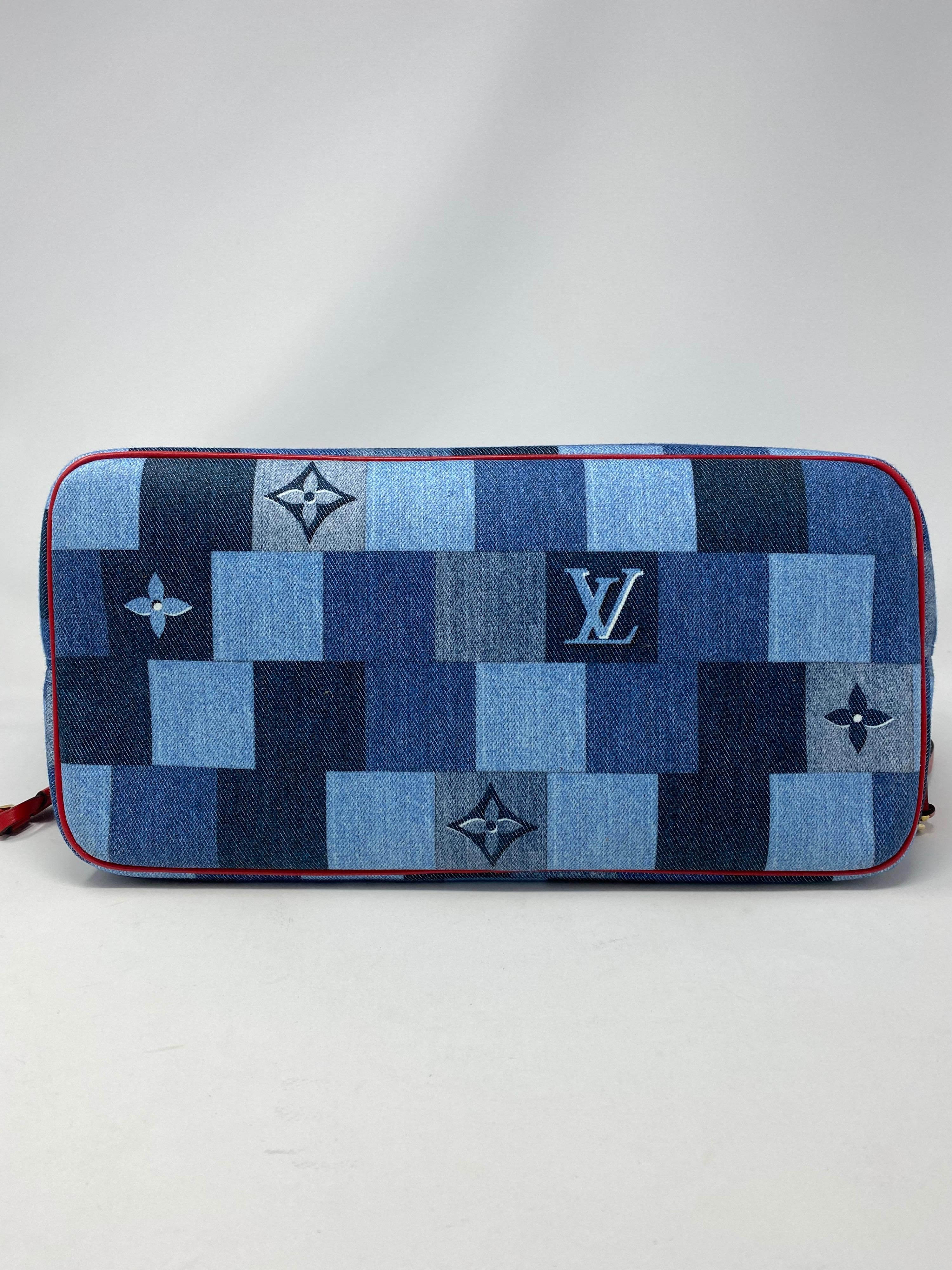 Louis Vuitton Limited Edition Denim Neverfull MM 2