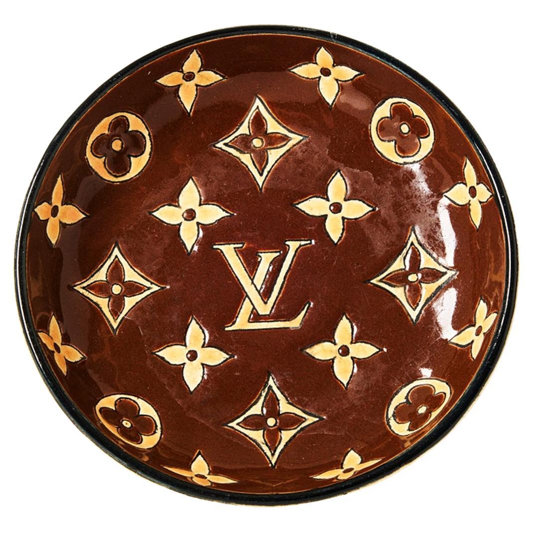 Louis Vuitton Limited Edition Dish for Faïenceries Émaux de Longwy, 1950s France