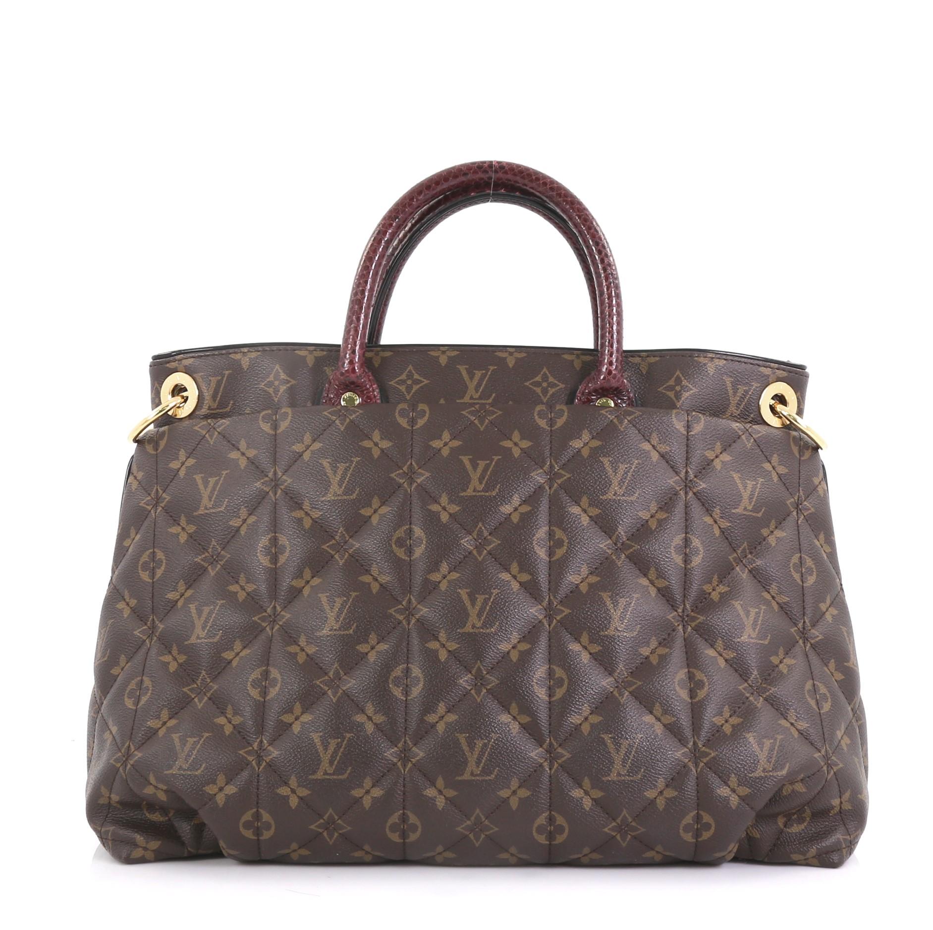 Louis Vuitton Limited Edition Exotique Handbag Monogram Etoile GM In Good Condition In NY, NY