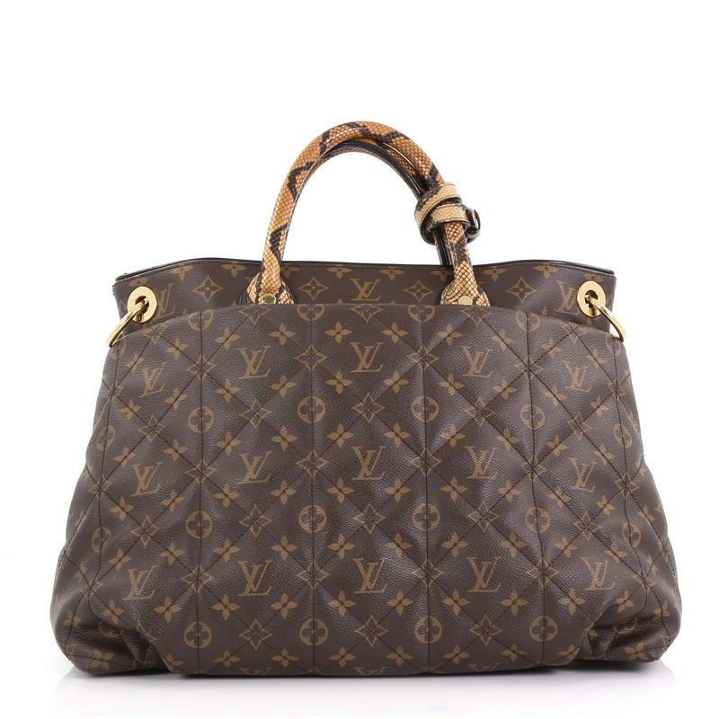 Louis Vuitton Limited Edition Exotique Handbag Monogram Etoile GM In Good Condition In NY, NY