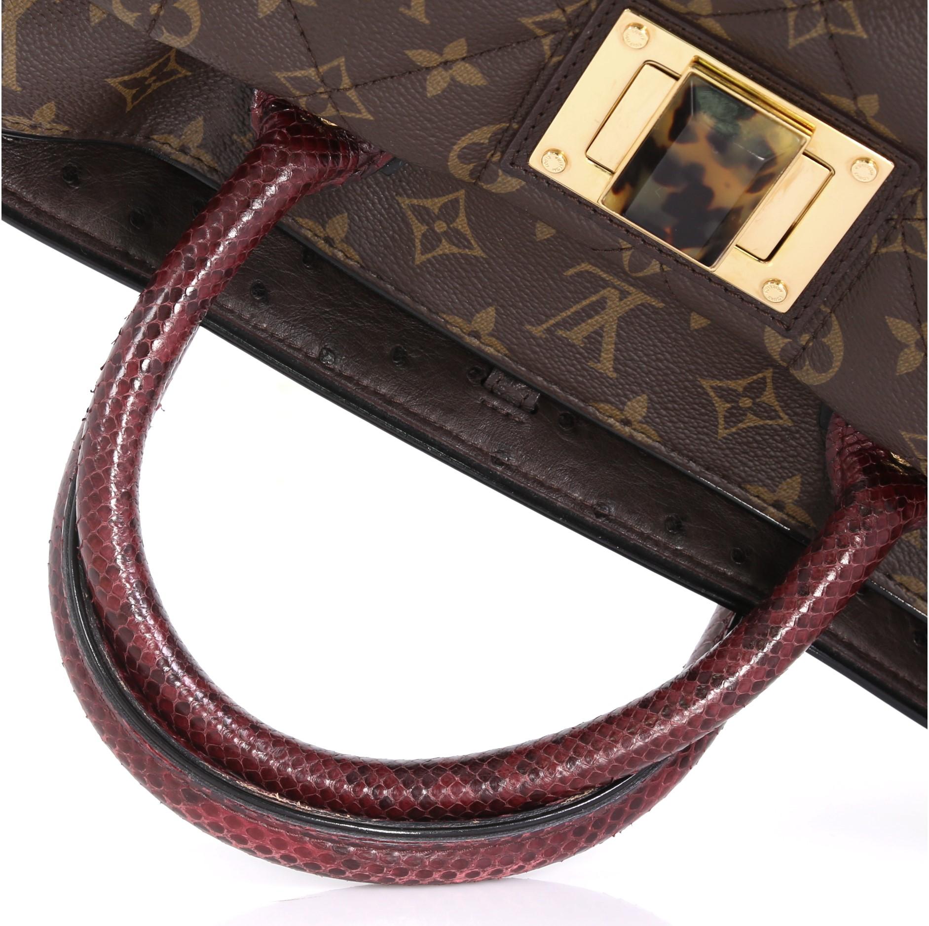 Louis Vuitton Limited Edition Exotique Handbag Monogram Etoile GM 1