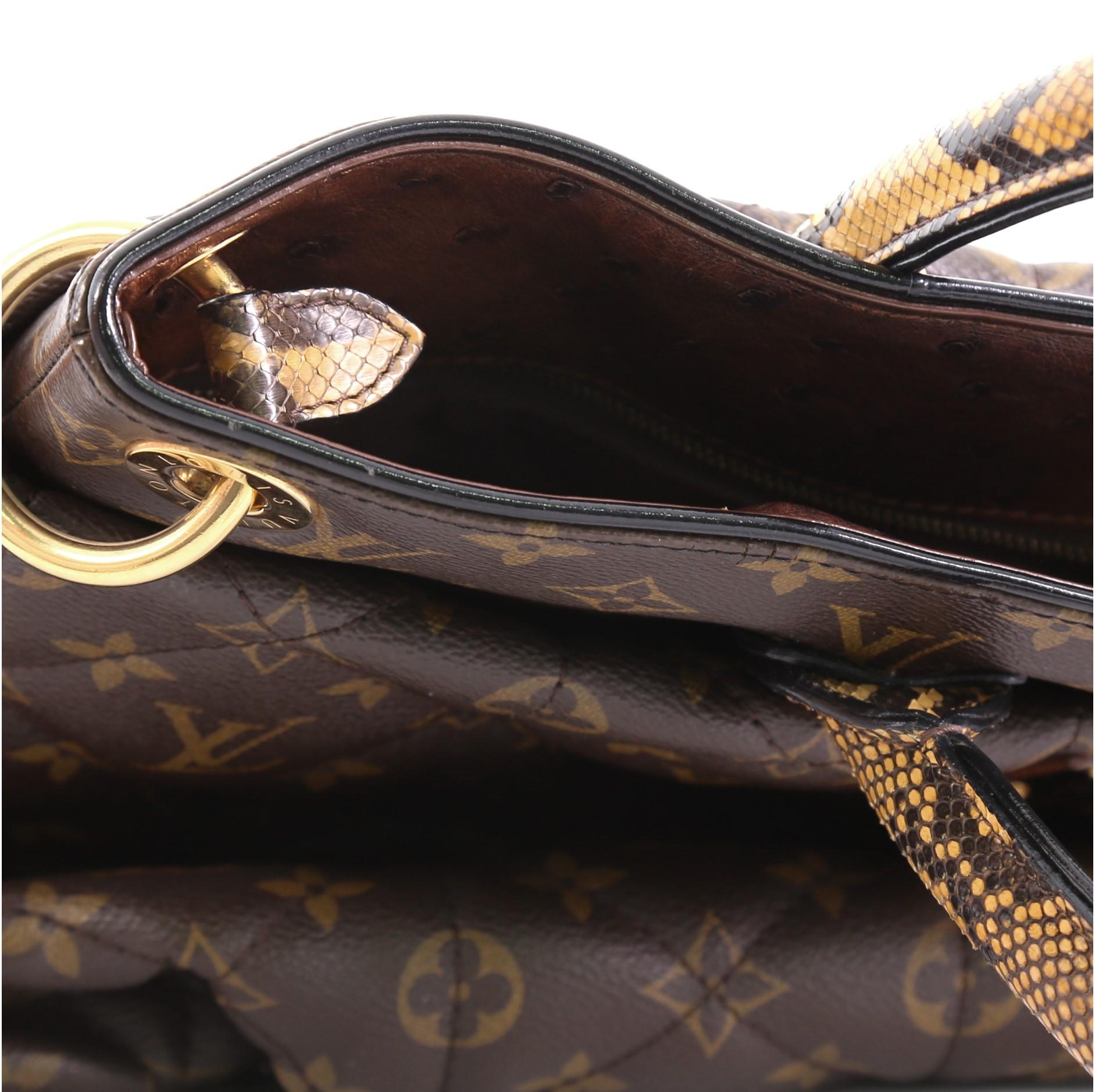 Women's or Men's Louis Vuitton Limited Edition Exotique Handbag Monogram Etoile GM 