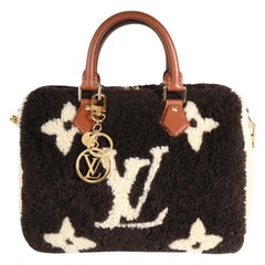 Louis Vuitton Limited Edition Giant Teddy Fleece Speedy Bandoulière 25