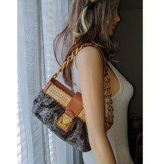 Louis Vuitton Limited Edition Gold Monogram Dentelle Kirsten Bag