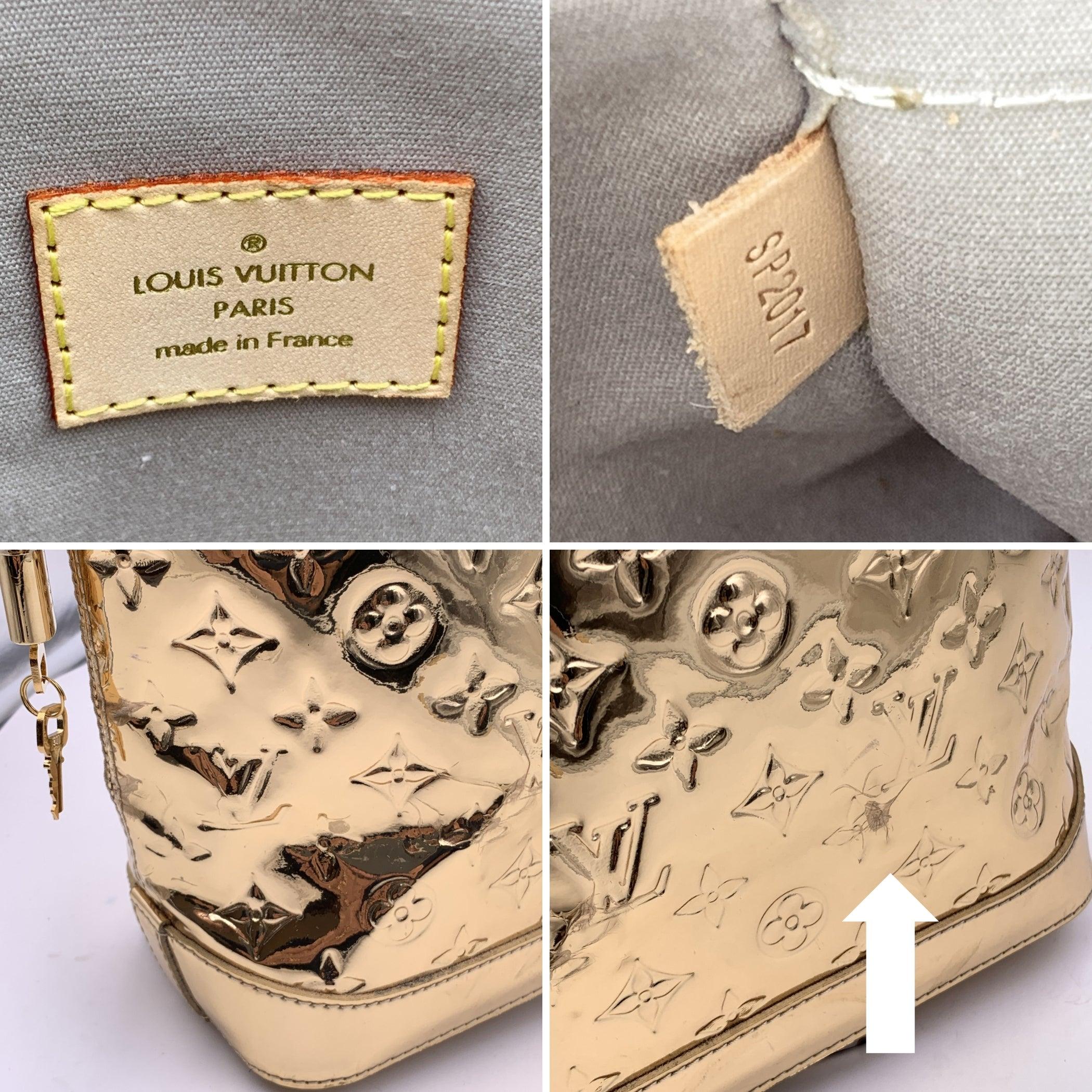 Louis Vuitton Limited Edition Gold Monogram Miroir Lockit Verical Bag 1