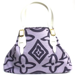 LOUIS VUITTON Limited Edition Lilac Tahitienne Cabas PM Bag
