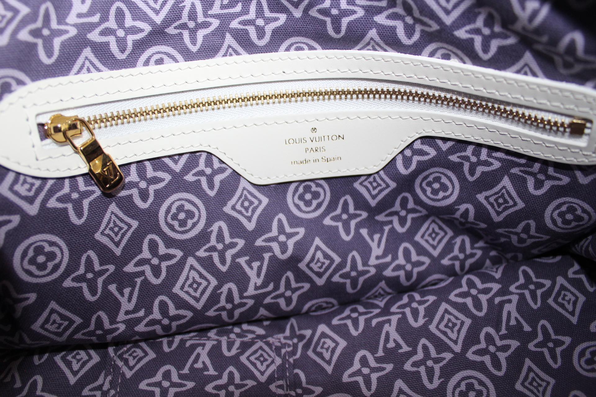 Gray LOUIS VUITTON Limited Edition Lilac Tahitienne Cabas PM Bag