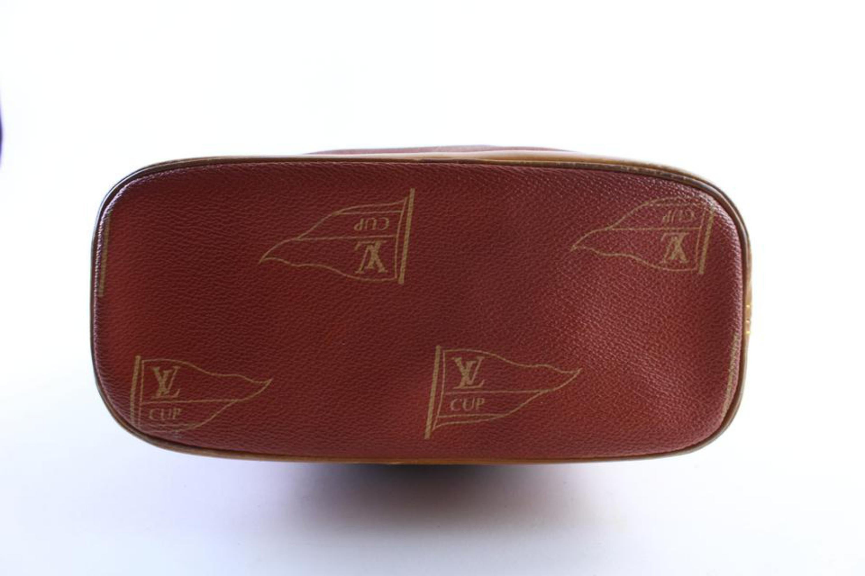 Louis Vuitton (Limited Edition) Lv Cup 22lr0426 Red Coated Canvas Cross Body Bag 8