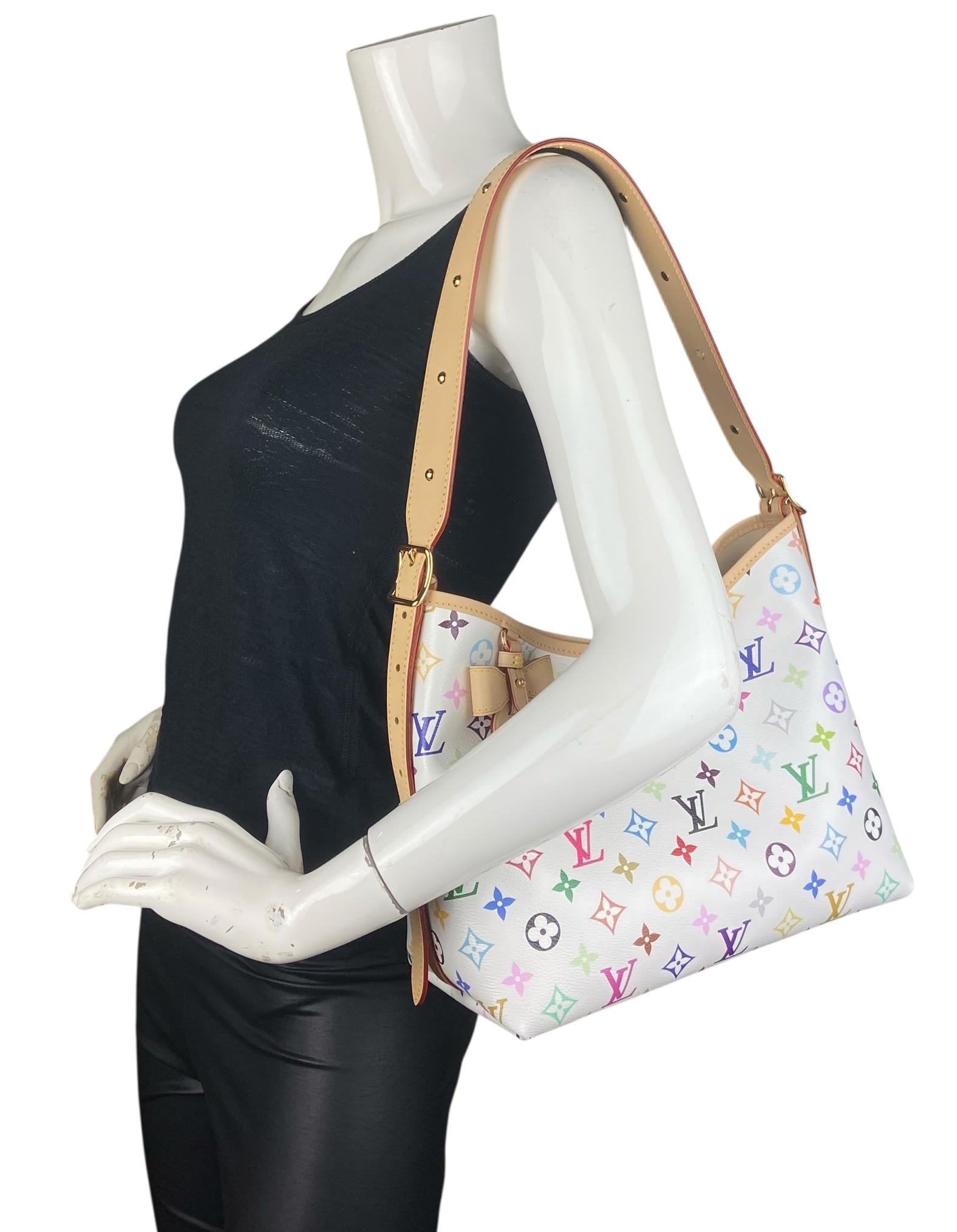 Louis Vuitton Limited Edition LV x TM Murakami Multicolor CarryAll PM. Mit abnehmbarem Namensschild aus Leder.

Hergestellt in: Frankreich
Farbe: Multicolored
Hardware: Goldtone Hardware
MATERIALIEN: Beschichtetes Segeltuch und mit