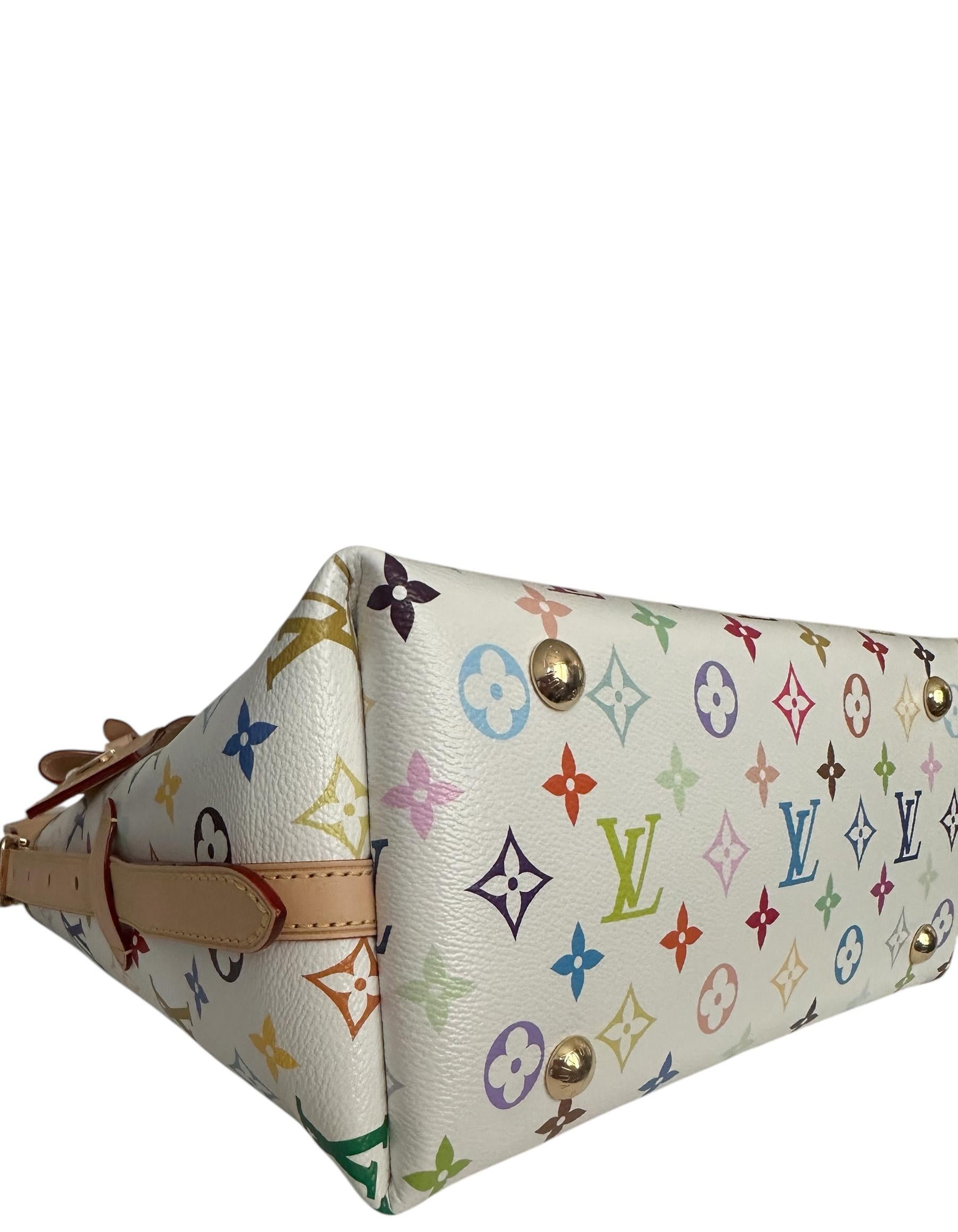 Sac CarryAll PM Louis Vuitton édition limitée LV x TM Murakami multicolore 1