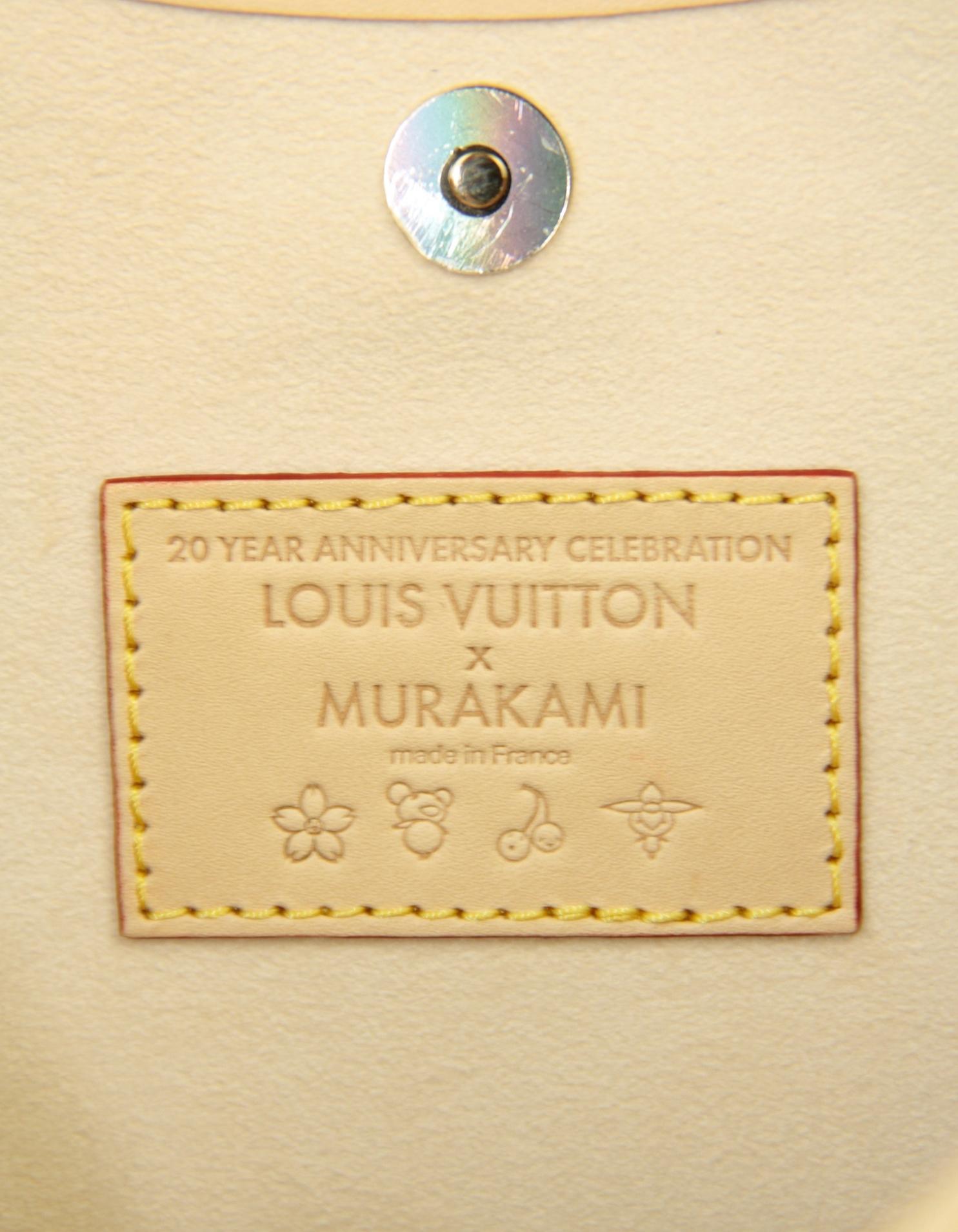 Louis Vuitton Limited Edition LV x TM Murakami Mehrfarbige CarryAll PM Tasche, limitierte Auflage im Angebot 3
