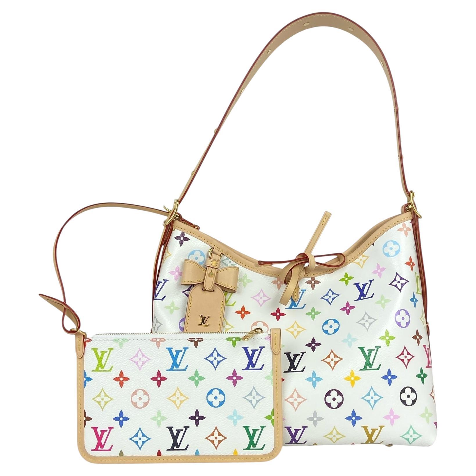 Louis Vuitton Limited Edition LV x TM Murakami Mehrfarbige CarryAll PM Tasche, limitierte Auflage im Angebot