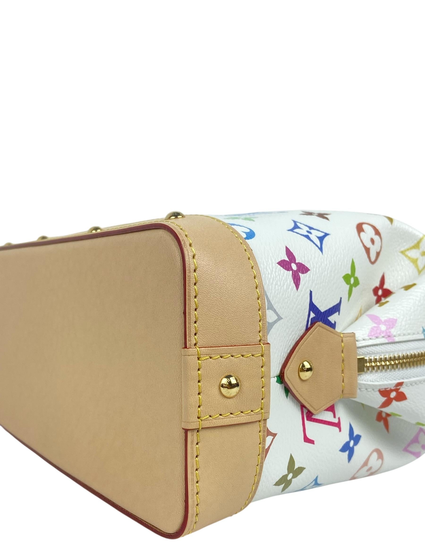 Louis Vuitton Limited Edition LV x TM Murakami Multicolor Kosmetiktasche GM Tasche im Zustand „Neu“ im Angebot in New York, NY