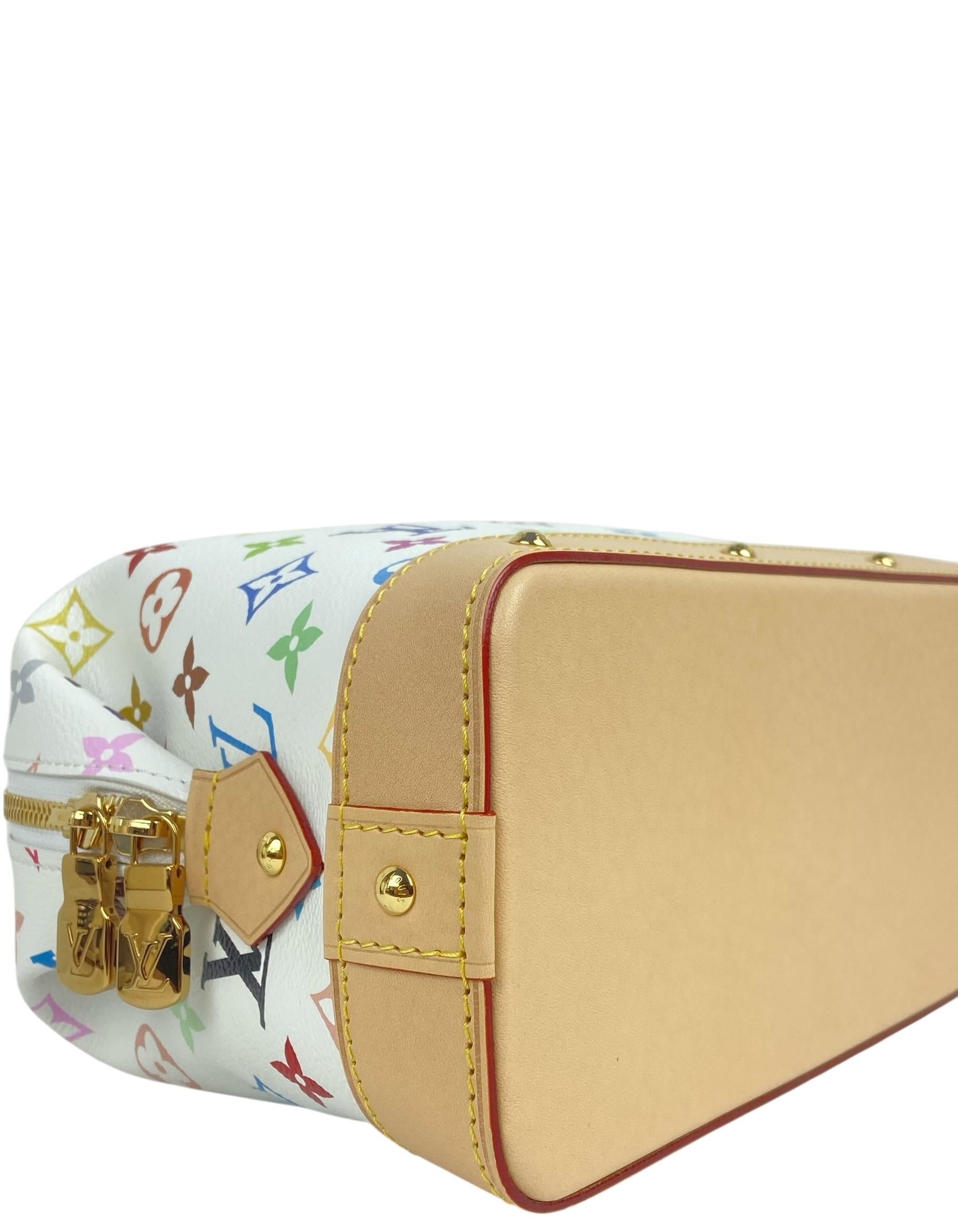 Louis Vuitton Limited Edition LV x TM Murakami Multicolor Kosmetiktasche GM Tasche für Damen oder Herren im Angebot