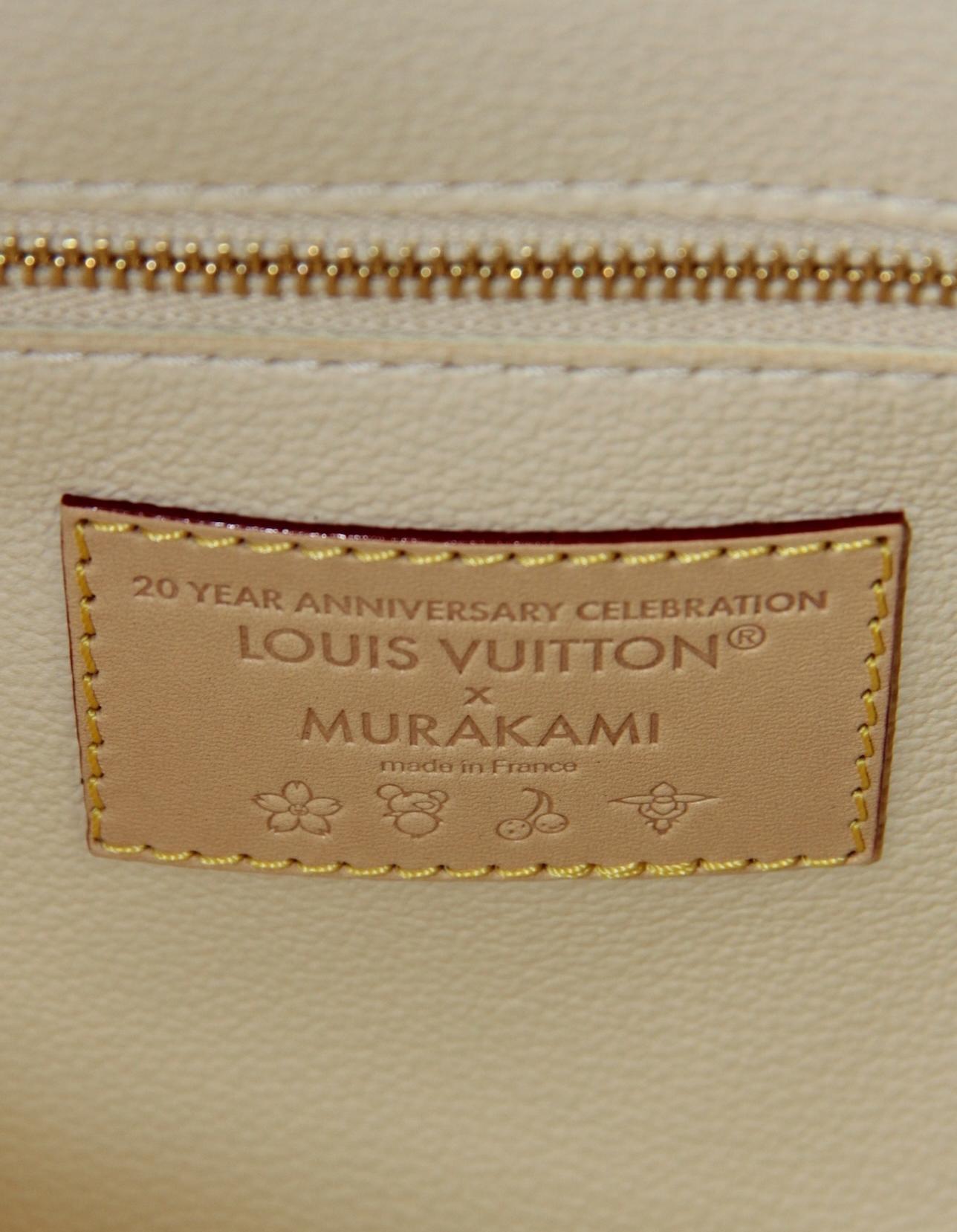 Louis Vuitton Limited Edition LV x TM Murakami Multicolor Kosmetiktasche GM Tasche im Angebot 2