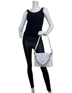 Louis Vuitton Limited Edition LV x TM Murakami Multicolor Coussin PM Bag