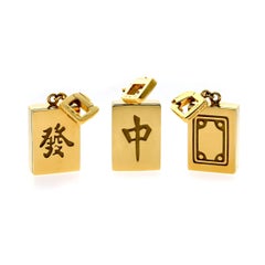 Louis Vuitton Limited Edition Mahjong Tile Gold Set