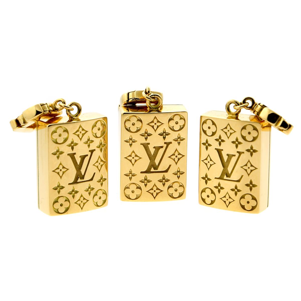 Louis Vuitton Jeu de tuiles Mahjong en or, édition limitée Unisexe en vente