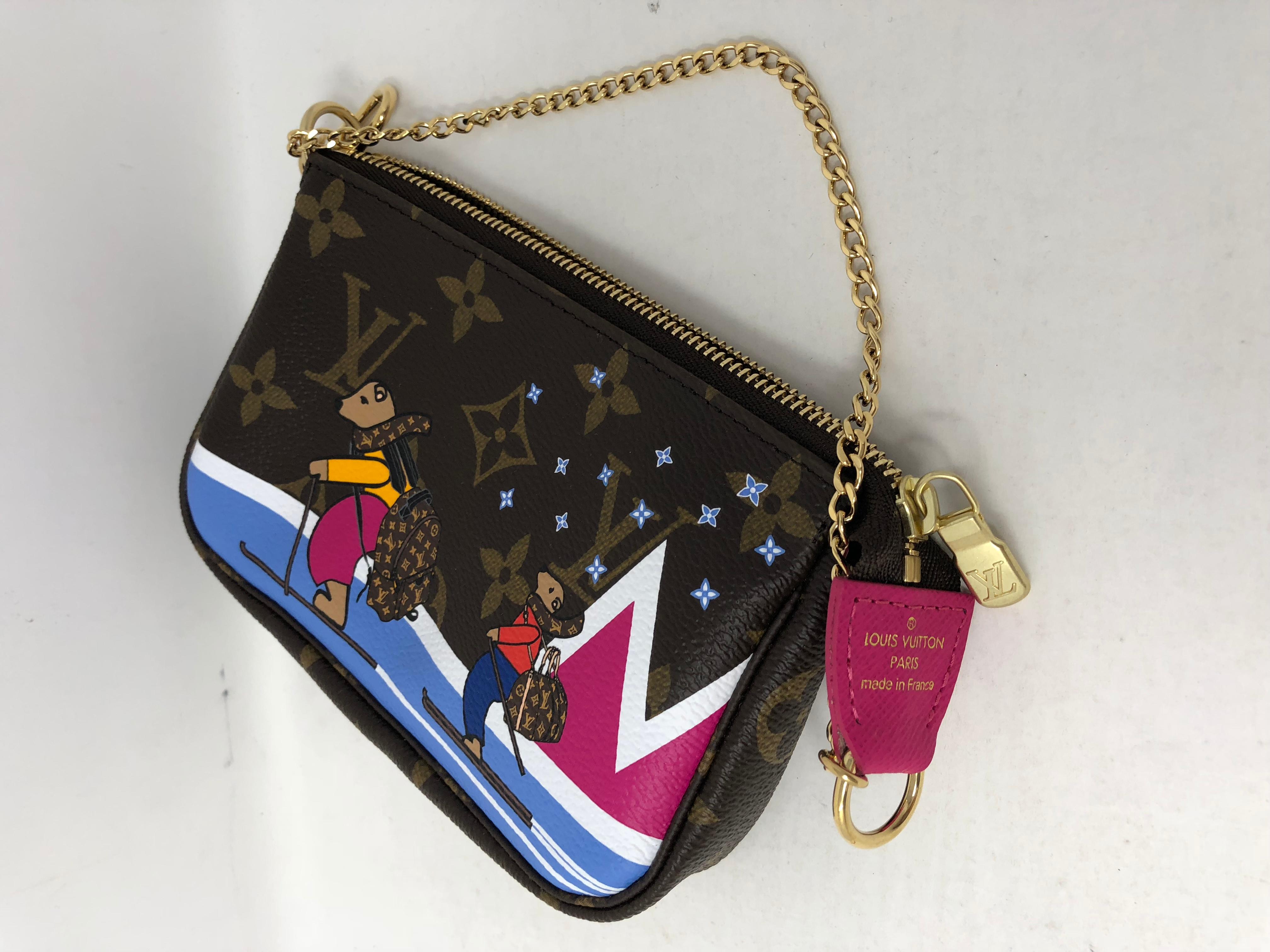 Black Louis Vuitton Limited Edition Mini Pochette