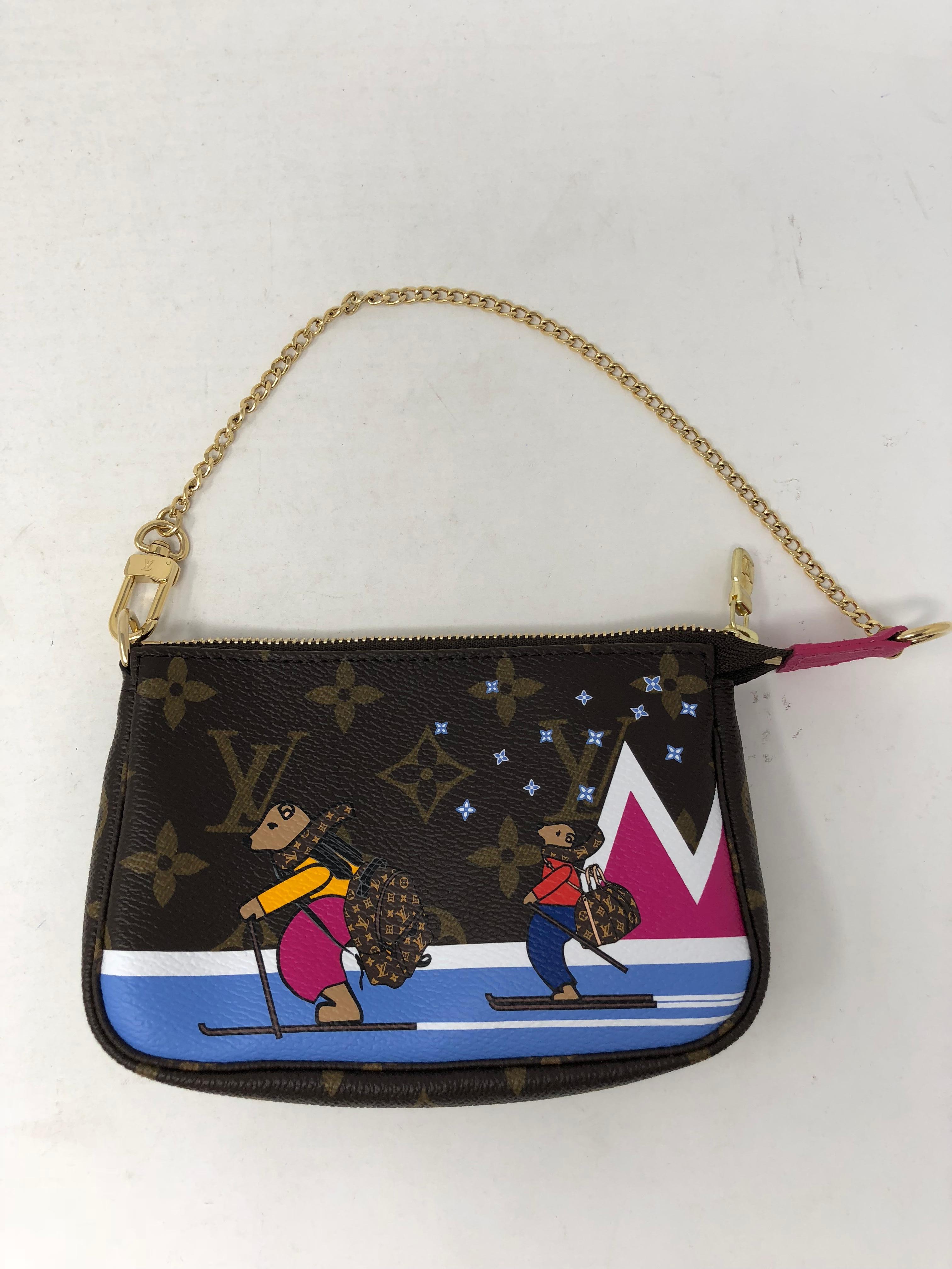 Louis Vuitton Limited Edition Mini Pochette In New Condition In Athens, GA