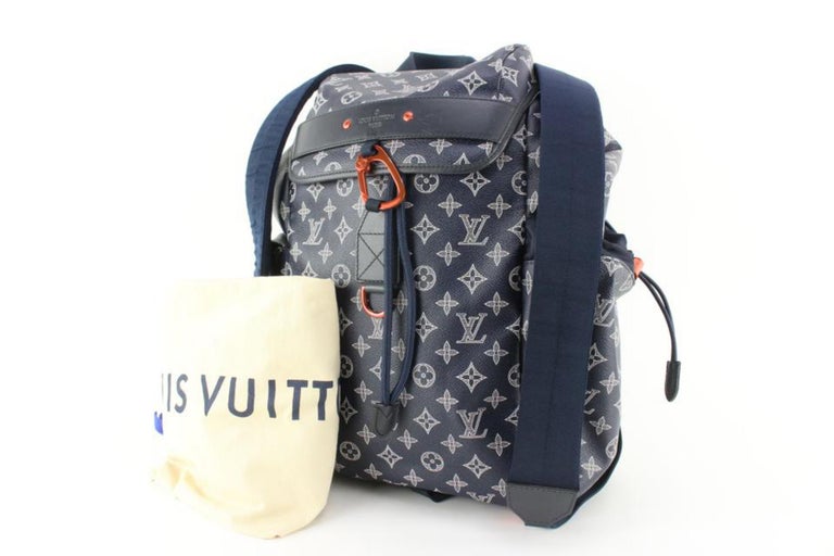 Louis Vuitton Black & Blue Monogram Pastel Discovery Backpack