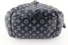 Louis Vuitton Limited Edition Monogram Blue Ink Discovery Backpack   99lu719s