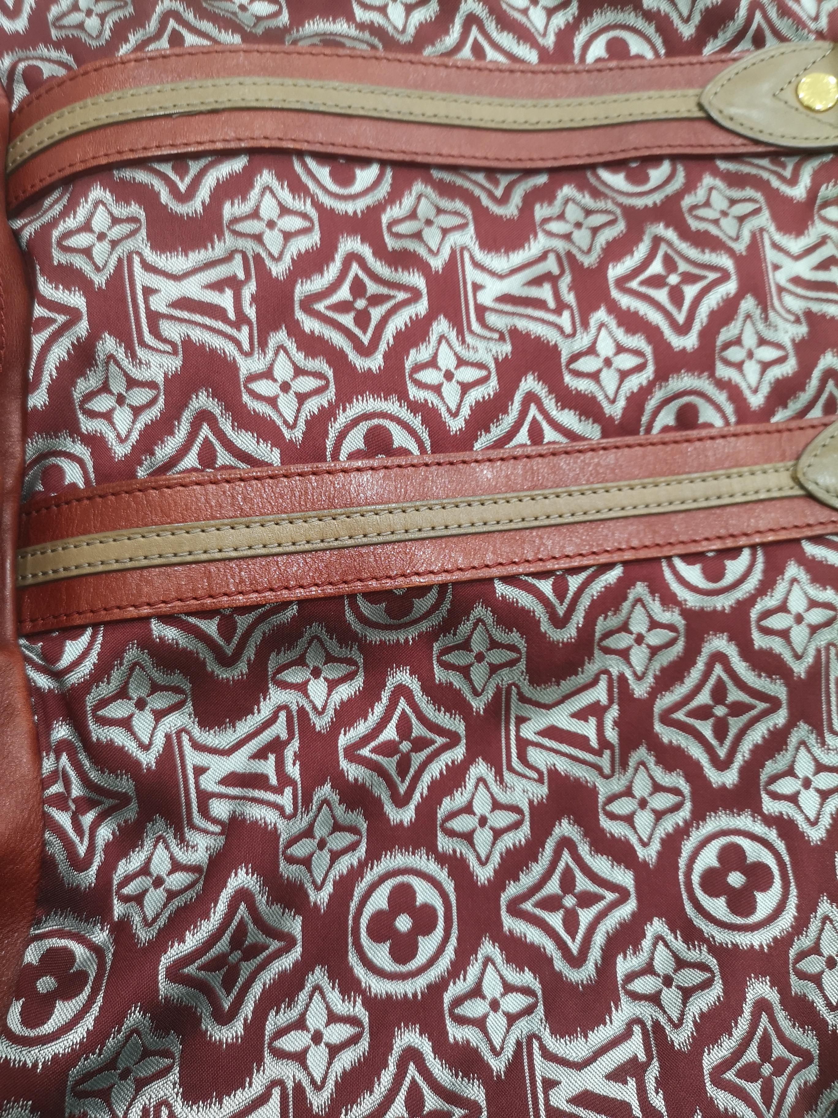 Louis Vuitton Limited edition monogram bordeaux aviator bag 4