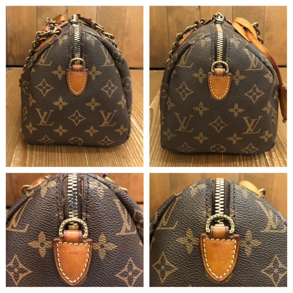 Louis Vuitton Limited Edition Monogram Canvas Chain Speedy 25 4