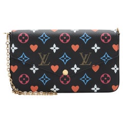 Louis Vuitton Limited Edition Monogram Canvas Game On Felicie Pochette