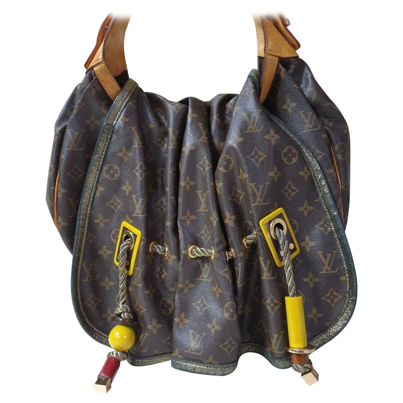 Louis Vuitton Kalahari Handbag Monogram Canvas GM Brown 49478108