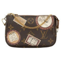 Louis Vuitton Limited Edition Monogram Canvas Patches Mini Pochette Accessoires