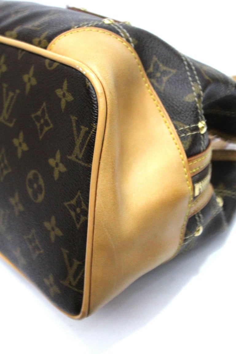 Louis Vuitton Riveting Handbag Monogram Canvas Brown 2210512