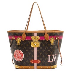 Louis Vuitton Limited Edition Monogram Canvas Summer Trunk Neverfull MM Tote
