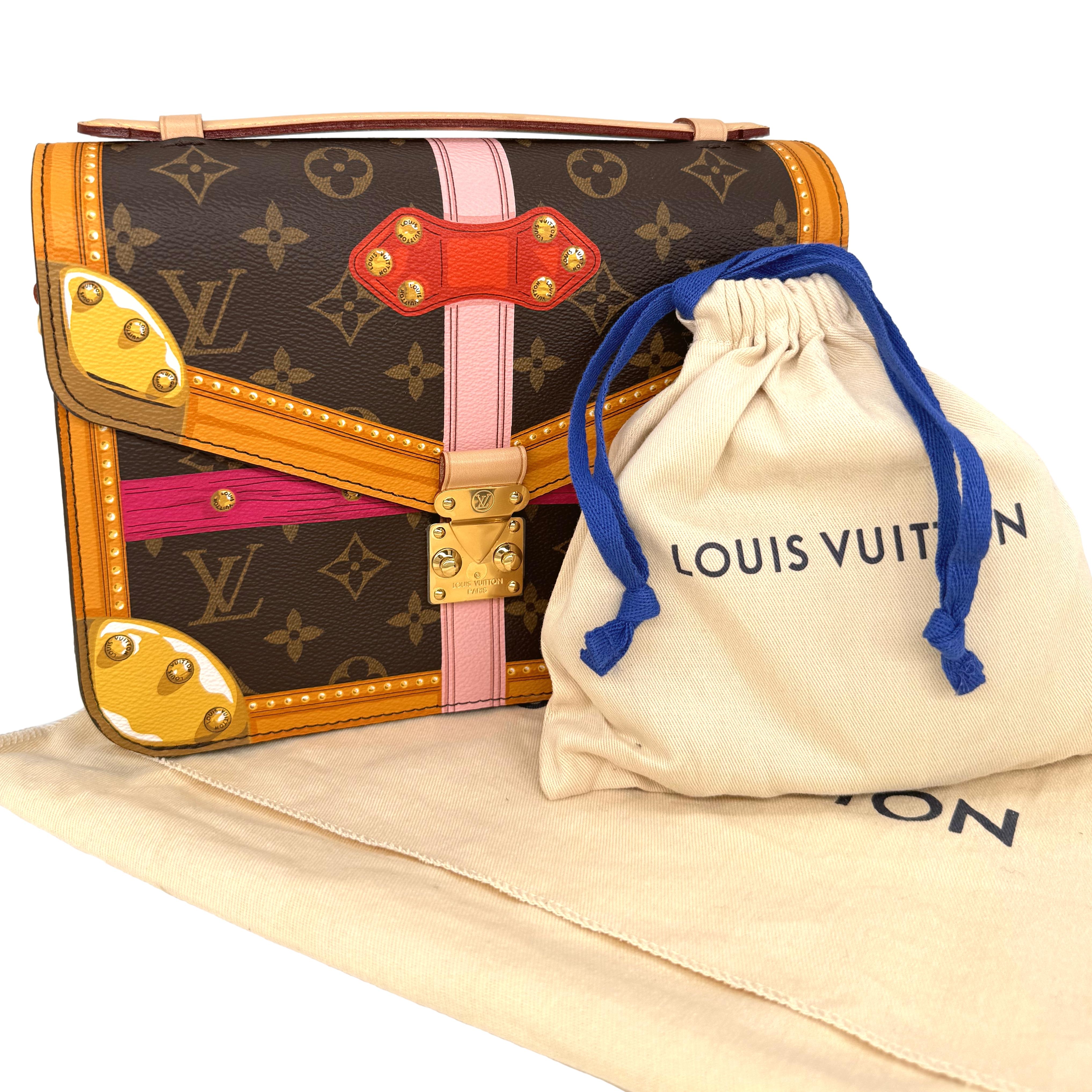 Louis Vuitton Limited Edition Monogram Canvas Summer Trunks Pochette Métis, 2018 10