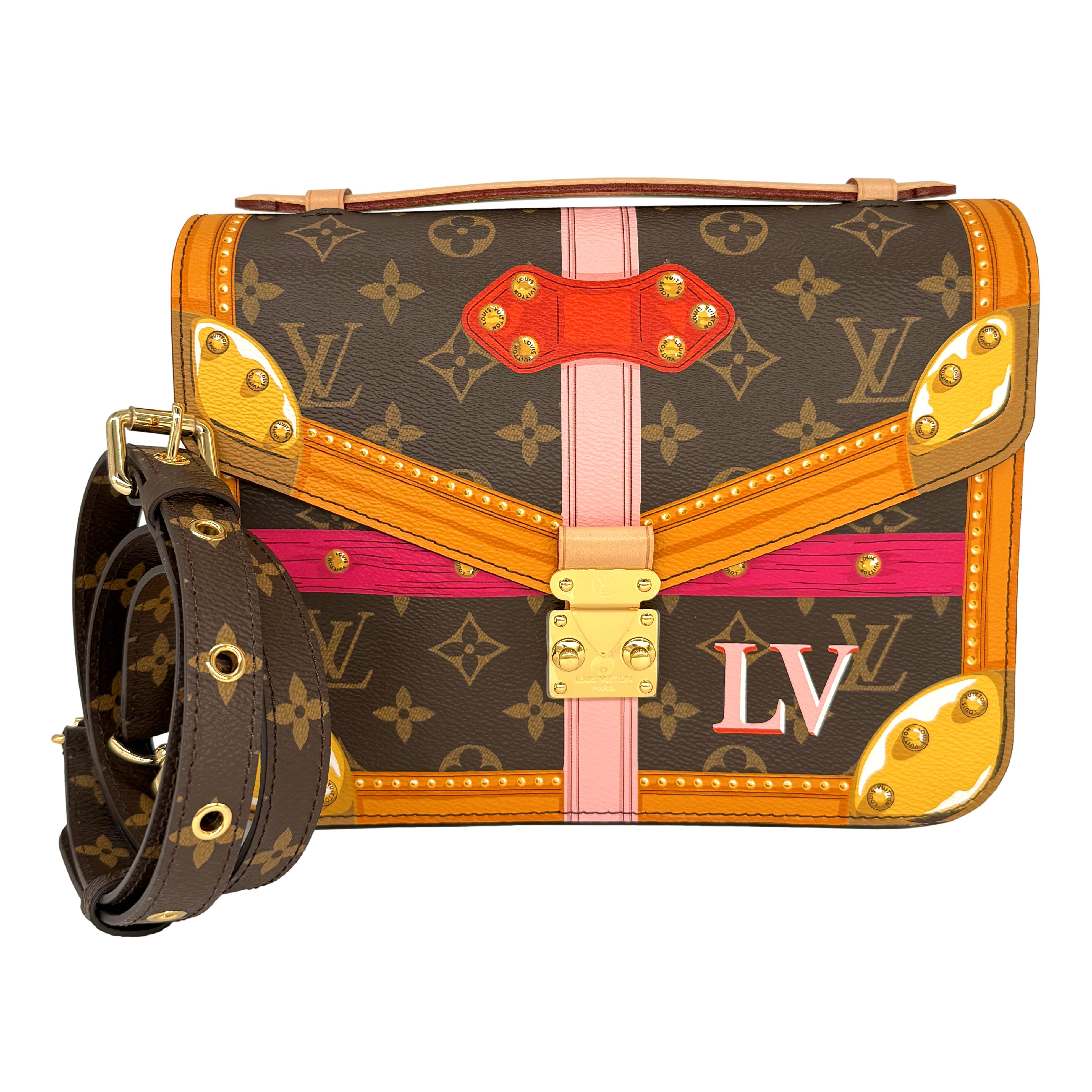 Louis Vuitton Limited Edition Monogram Canvas Summer Trunks Pochette Métis, 2018. During the Spring/Summer of 2018, the iconic fashion house Louis Vuitton released one of its most popular series of all time, the 