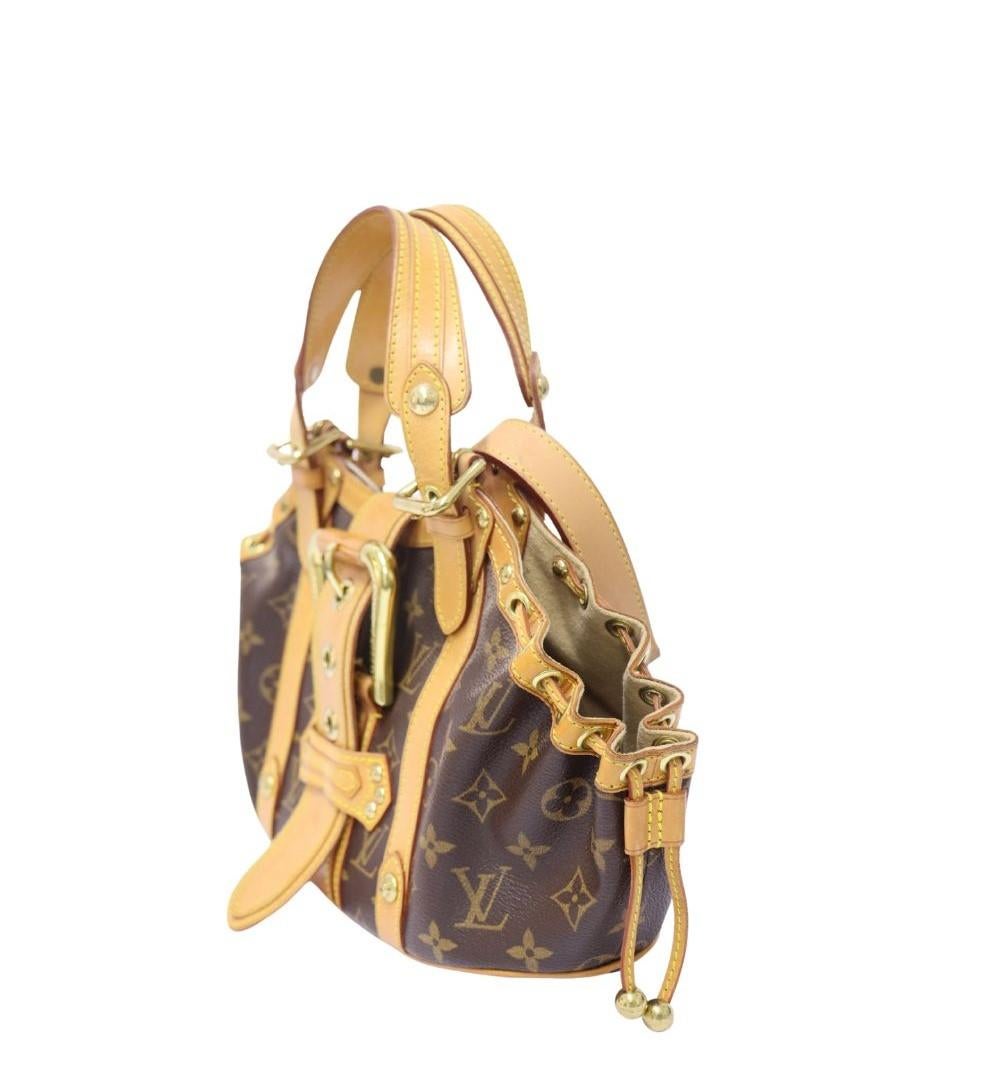 Louis Vuitton Limited Edition Monogramm Canvas Theda PM aus Segeltuch 2