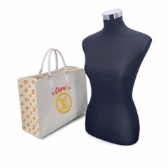 Louis Vuitton Limited Edition Monogram Capri OnTheGo GM Tote Bag