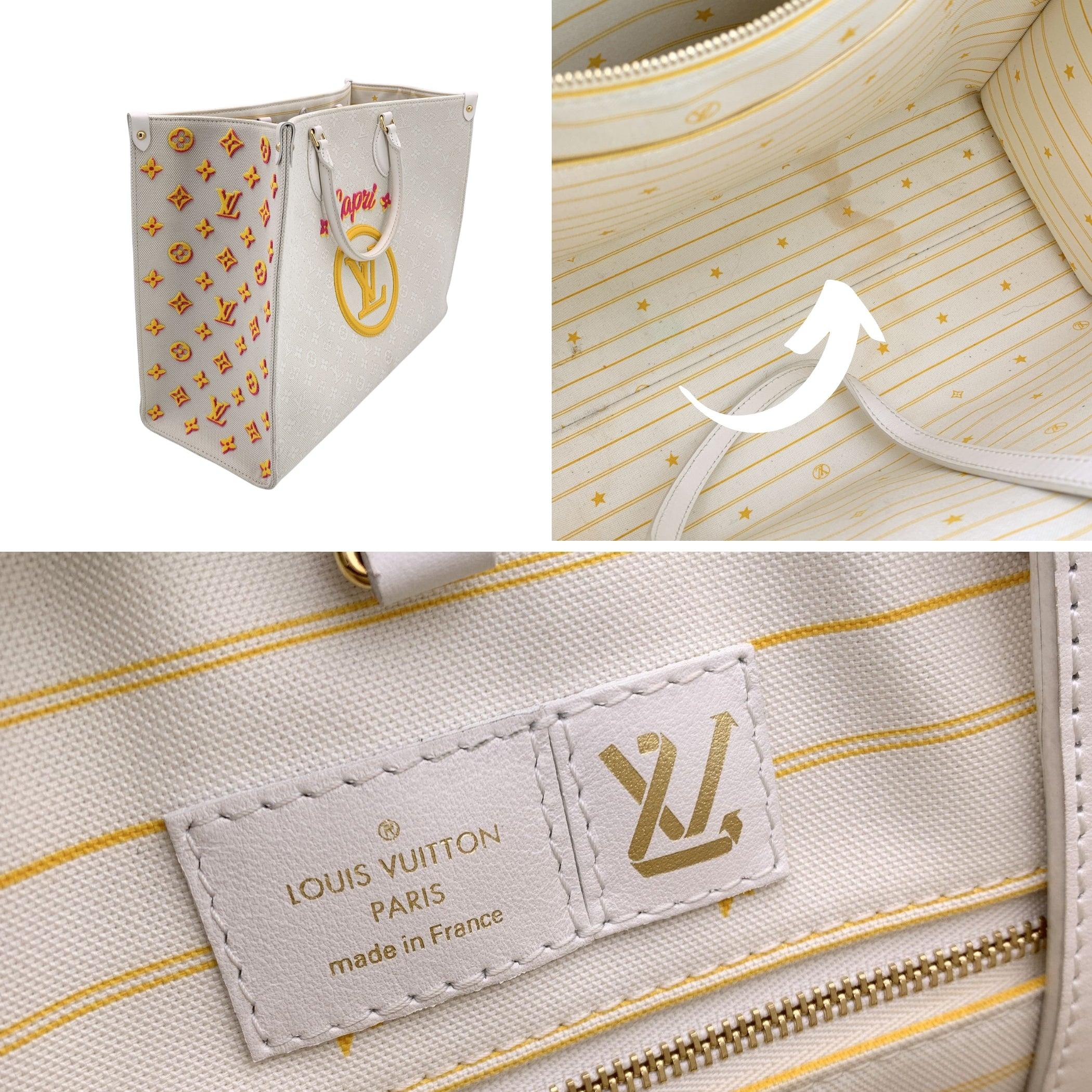 Women's Louis Vuitton Limited Edition Monogram Capri OnTheGo GM Tote Bag