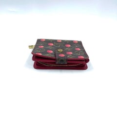Louis Vuitton Limited Edition Monogram Cherry Compact Zippy Wallet