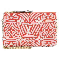 Louis Vuitton Limited Edition Monogram Crafty Double Zip Pochette