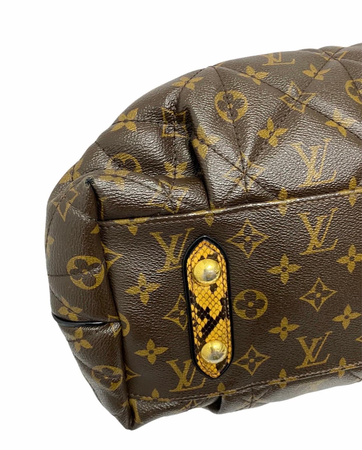Louis Vuitton Limited Edition Monogram Etoile Exotique Tote GM Bag For Sale 4