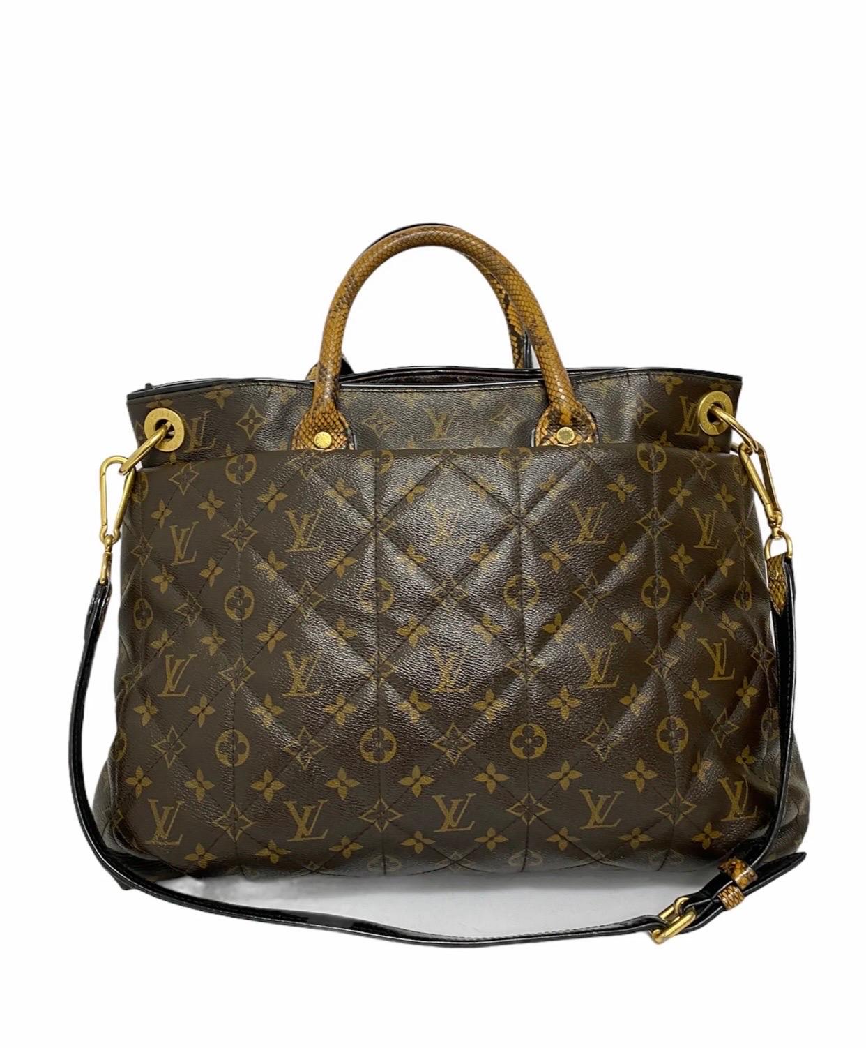 Louis Vuitton Limited Edition Monogram Etoile Exotique Tote GM Bag For Sale 1