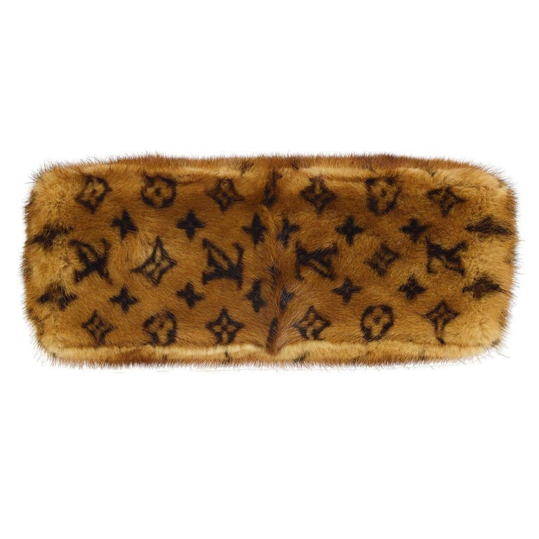 Louis Vuitton Limited Edition Monogram Fur Top Handle Satchel