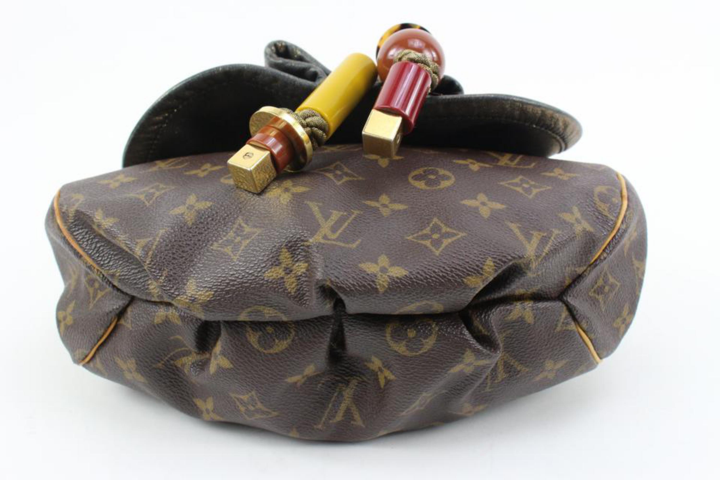 Louis Vuitton Limited Edition Monogram Kalahari PM Hobo Flap Bag 58lk38s 5