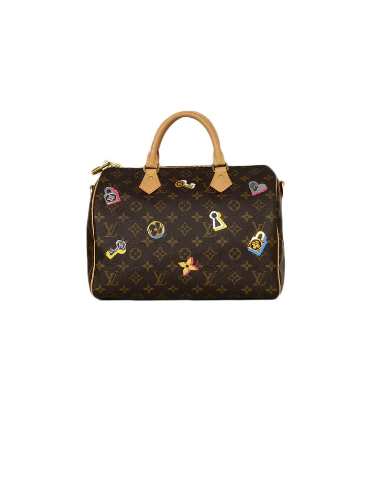 Louis Vuitton Speedy Love Locks Monogram Bandouliere 30, Women's Fashion,  Bags & Wallets, Purses & Pouches on Carousell