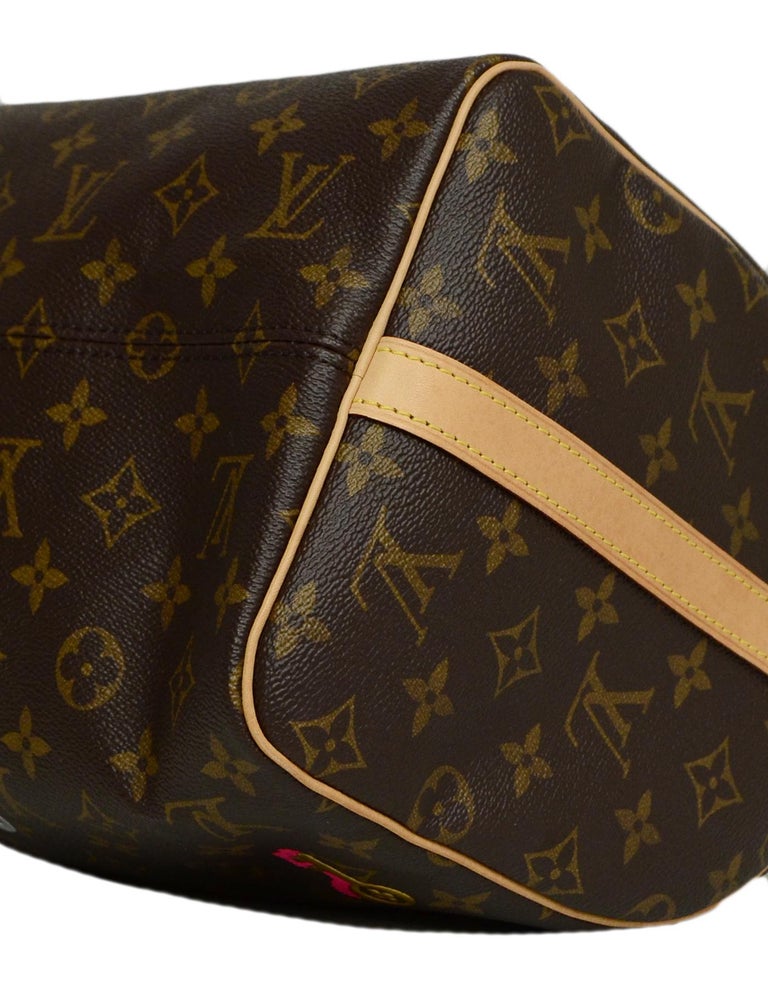 Louis Vuitton World Tour Speedy 30 - Monogram Leather Type: Monogram Canvas  Hardware: gold tone Condition: 9.5 Comes With: strap, lock…