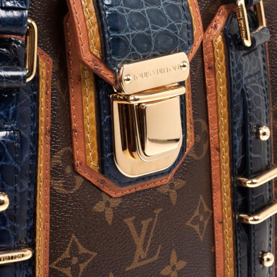 Louis Vuitton Limited Edition Monogram Mirage Delft Exotic Bag 1
